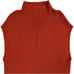 Anthropologie Maeve Mock Neck Sweater Tee size Small in Rust