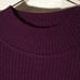 St John purple wool blend long sleeve round neck pull on sweater size Medium