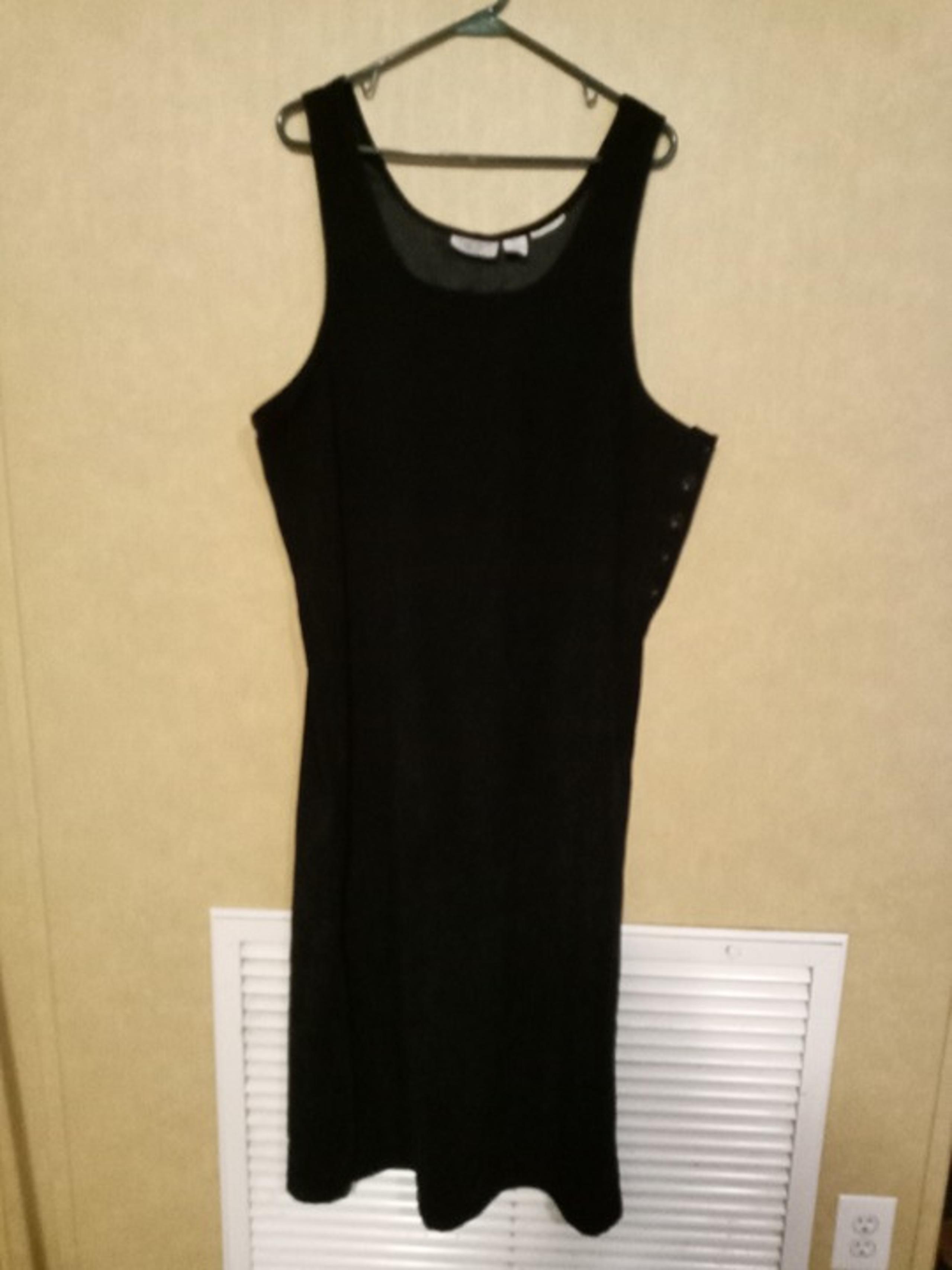 Women's Ashley Cooper Women Black sleeveless dress size 20W         (458)