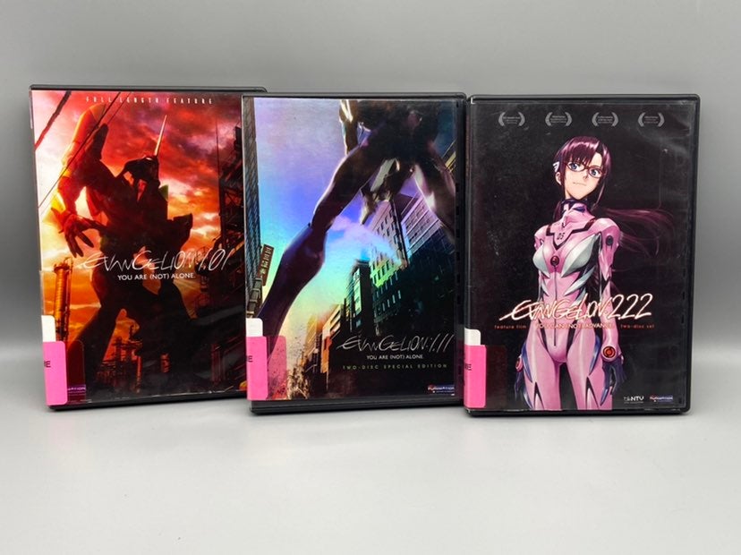 Evangelion Anime DVD Lot of 3 1.01 1.11 2.22