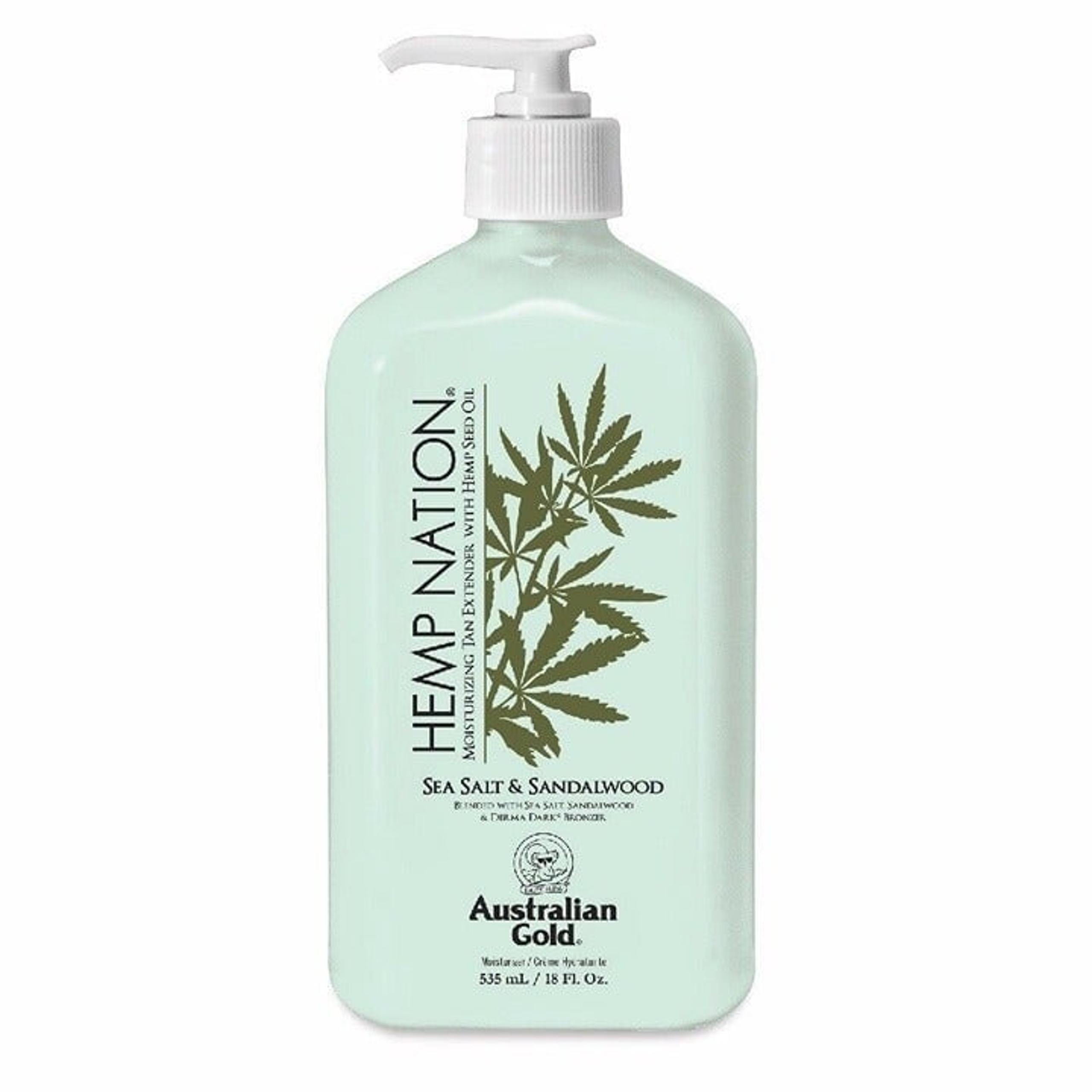 SEA SALT SANDALWOOD Tan Extender Moisturizer Lotion 18oz - Australian Gold