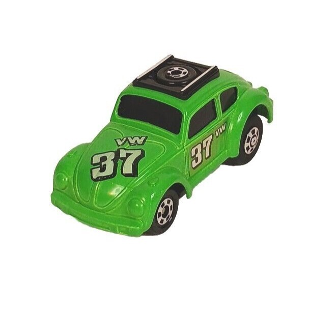 1977 Tomika Dash Volkswagon Beetle VW Push Wind Up Diecast (Tested) Rare Japan