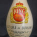 Vintage 1950s Brunswick Balke Collender King Red Crown ABC Reg Bowling Pin Wood