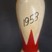 Vintage 1950s Brunswick Balke Collender King Red Crown ABC Reg Bowling Pin Wood