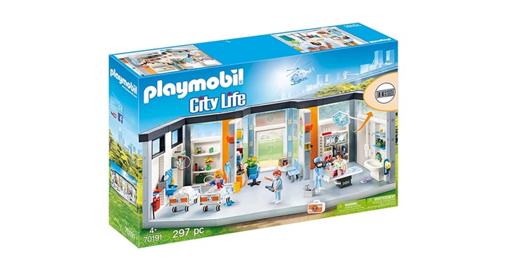 Kid's Playmobil City Life Hospital Set