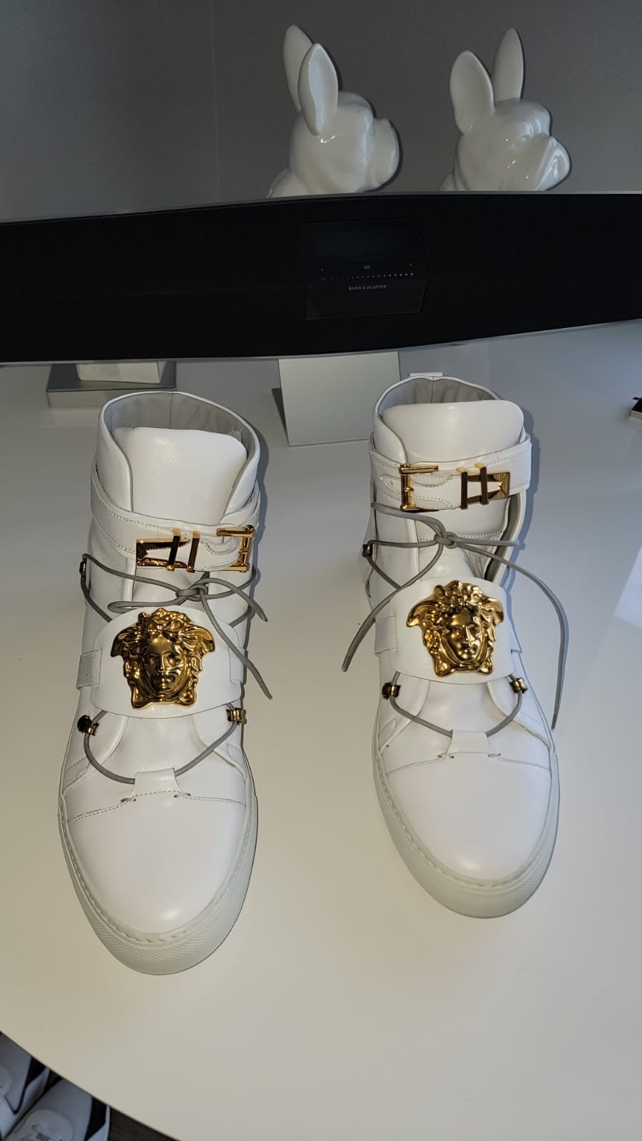 Versace Medusa Hi-Top Sneakers Men Size 45