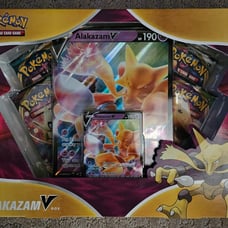 Pokemon Trading Card Game Pack Alakazam V Box NEW Sealed