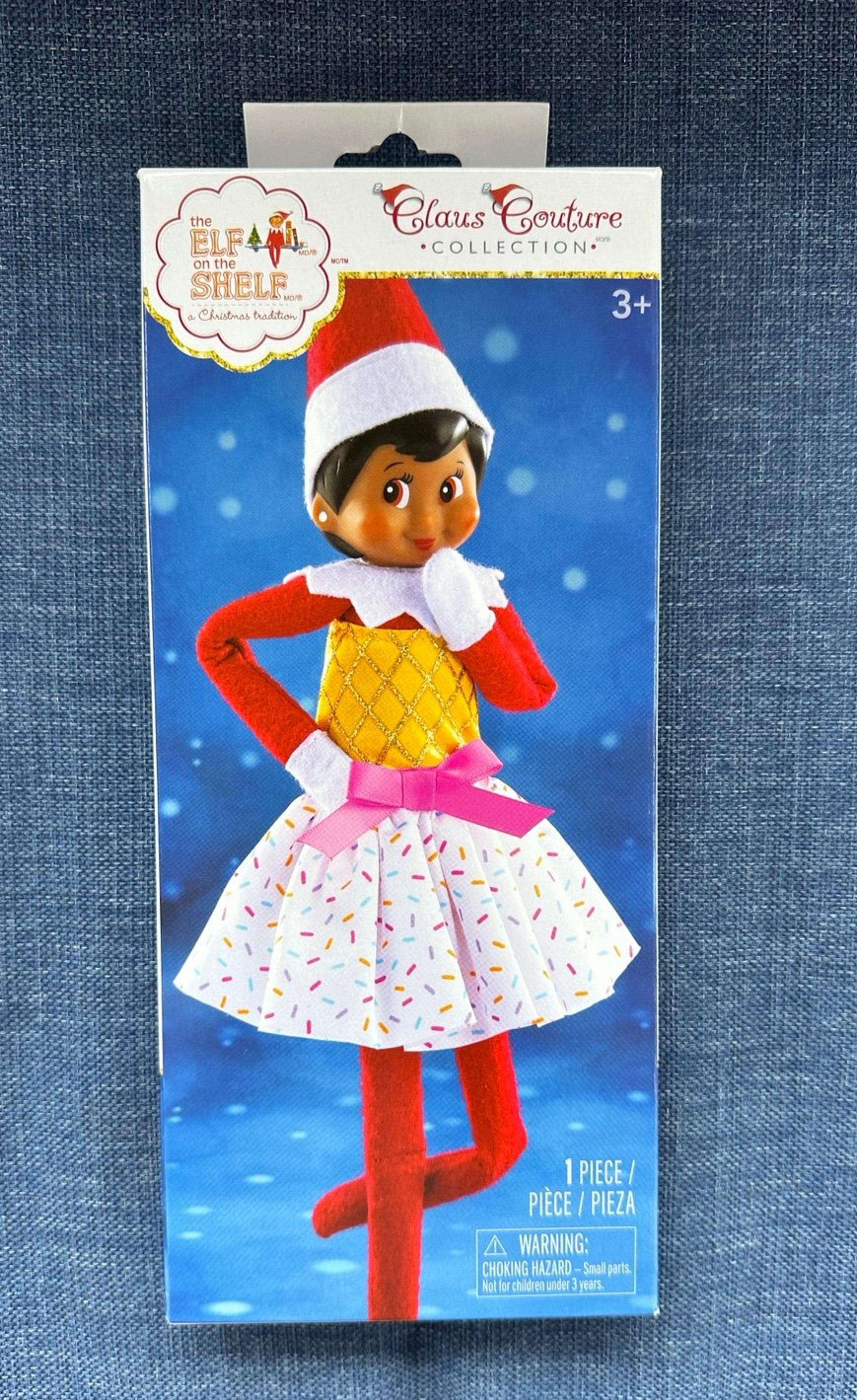2023 ICE CREAM PARTY DRESS - Claus Couture Costume Elf on the Shelf 1 Piece NIB