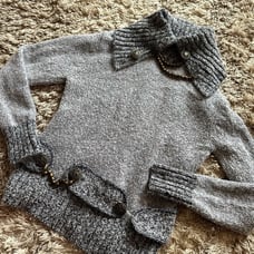 Xl wool blend fancy turtleneck sweater