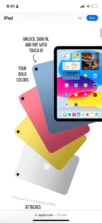NEW Apple ipad 10th Gen Blue