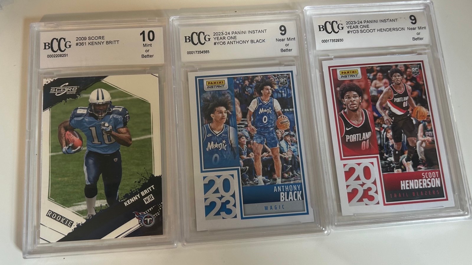 BECKETT CARD SLAB LOT *ONLY 9 & 10’S*