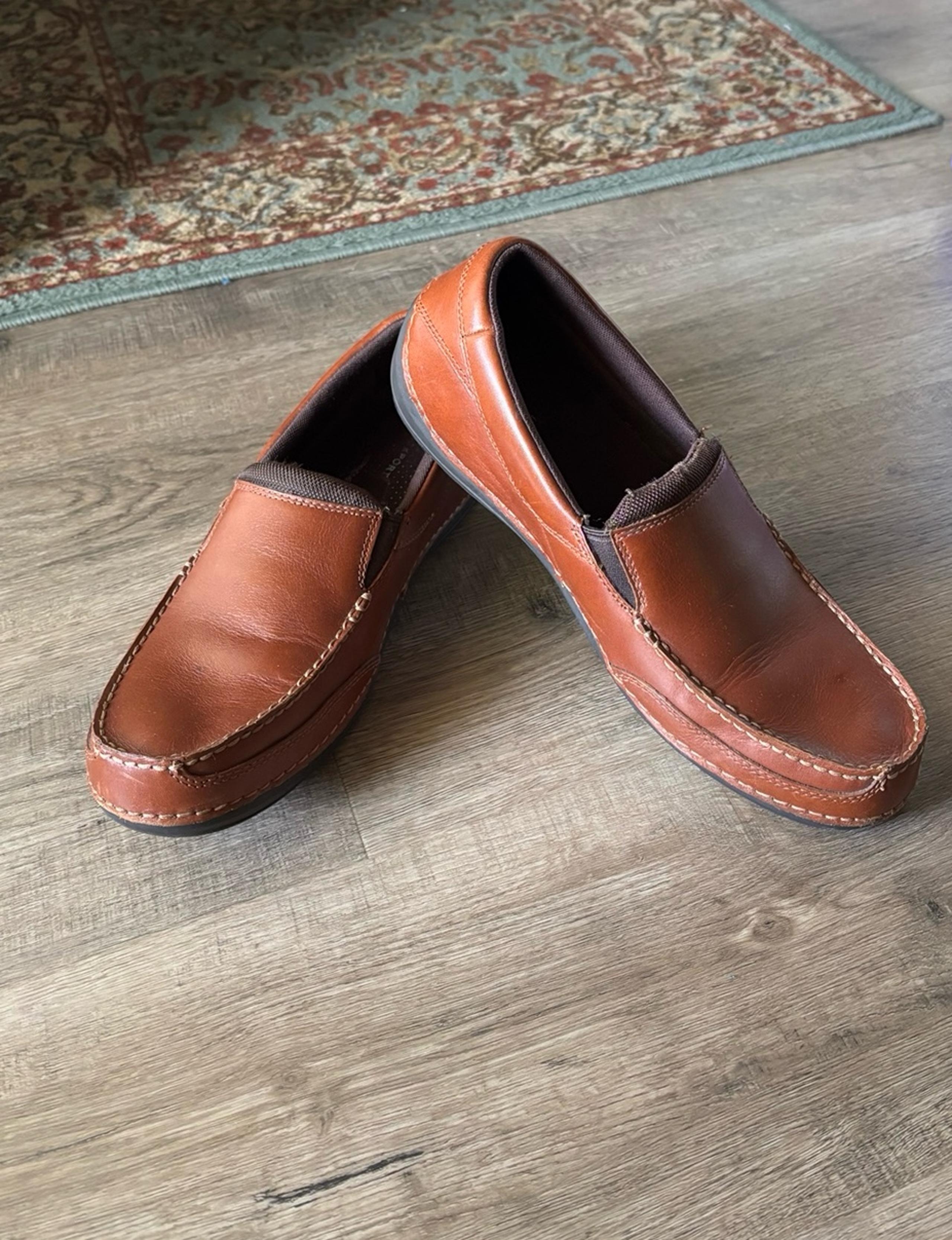 Rockport Faux Leather Non Slip Tread Loafer Shoes Men’s 10.5