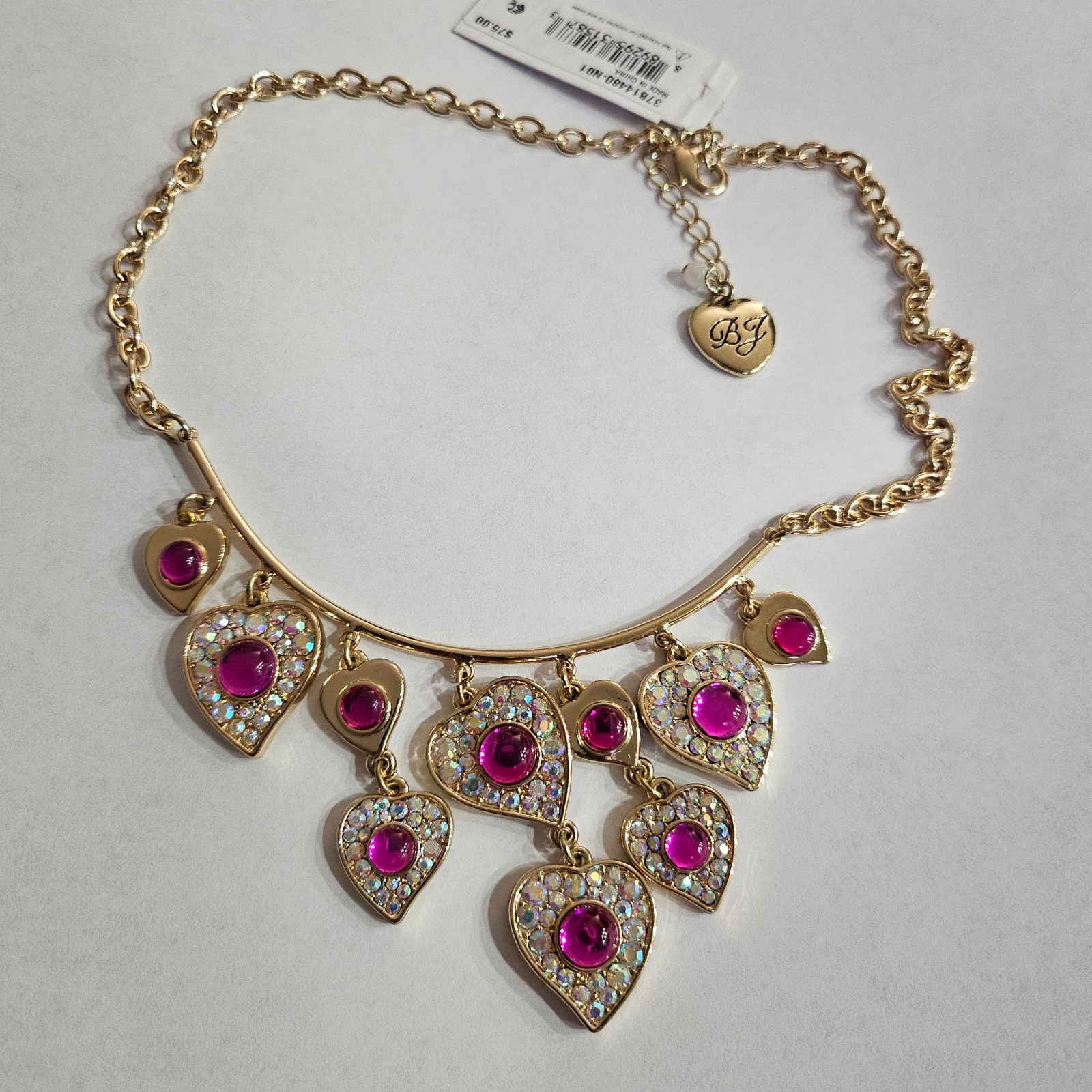 Bestsey Johnson Heart Necklace