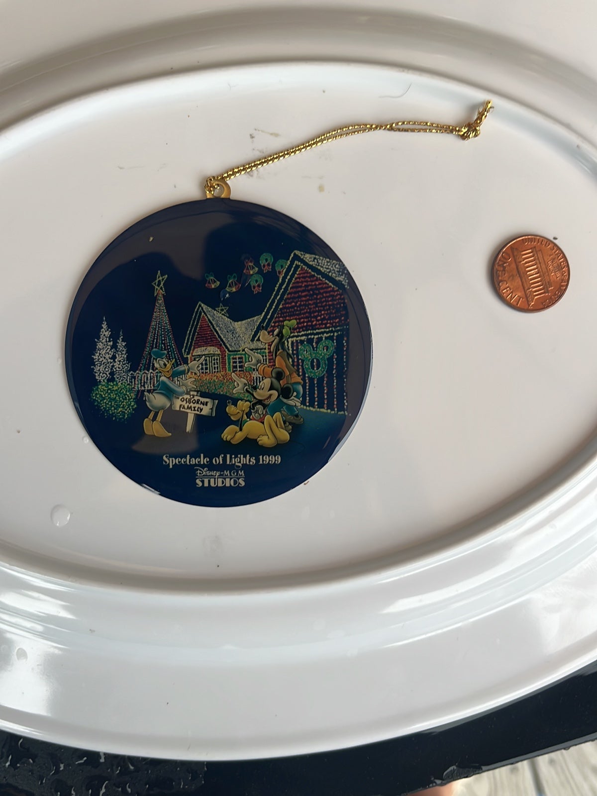 Disney world ornament from 1999 mgm studios spectacle of lights
