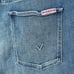 HUDSON Blair High Rise Cropped Bootcut Jeans Raw Hem Stretch Faded Wash Denim