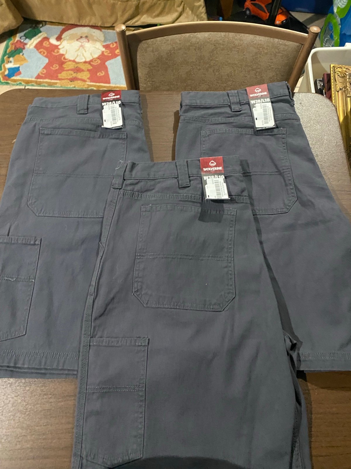Wolverine NWT 38x10 Men’s Gray Guard Carpenter Shorts