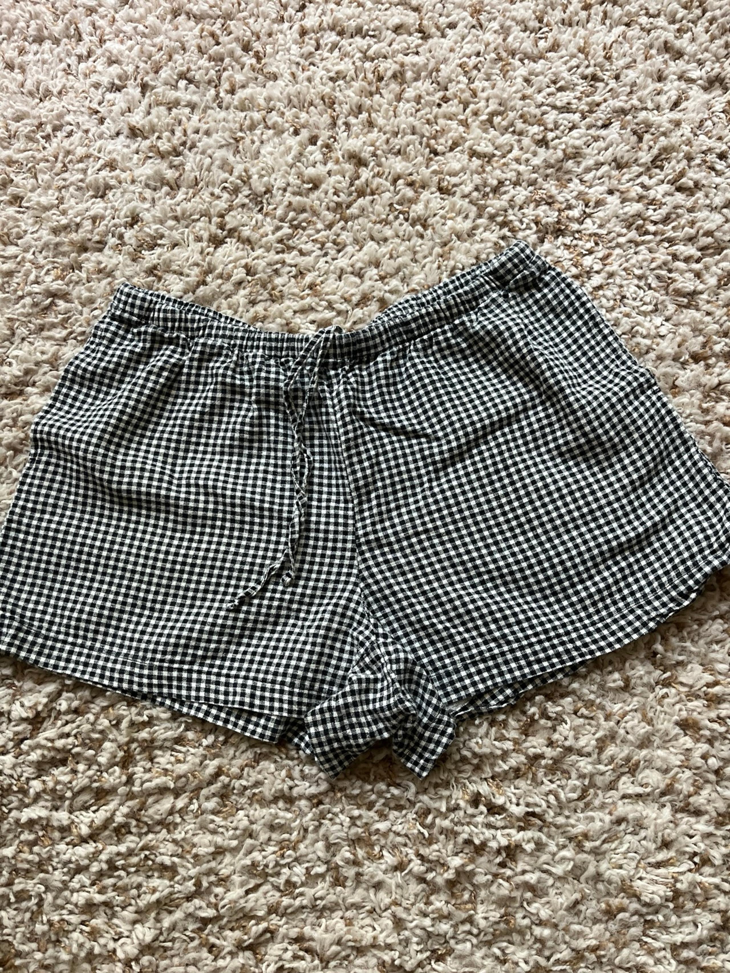 A New Day black & white gingham shorts