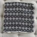 Pottery Barn Lexington Fair Isle Sweater Knit Square Pillow Cover Black Red