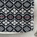 Pottery Barn Lexington Fair Isle Sweater Knit Square Pillow Cover Black Red