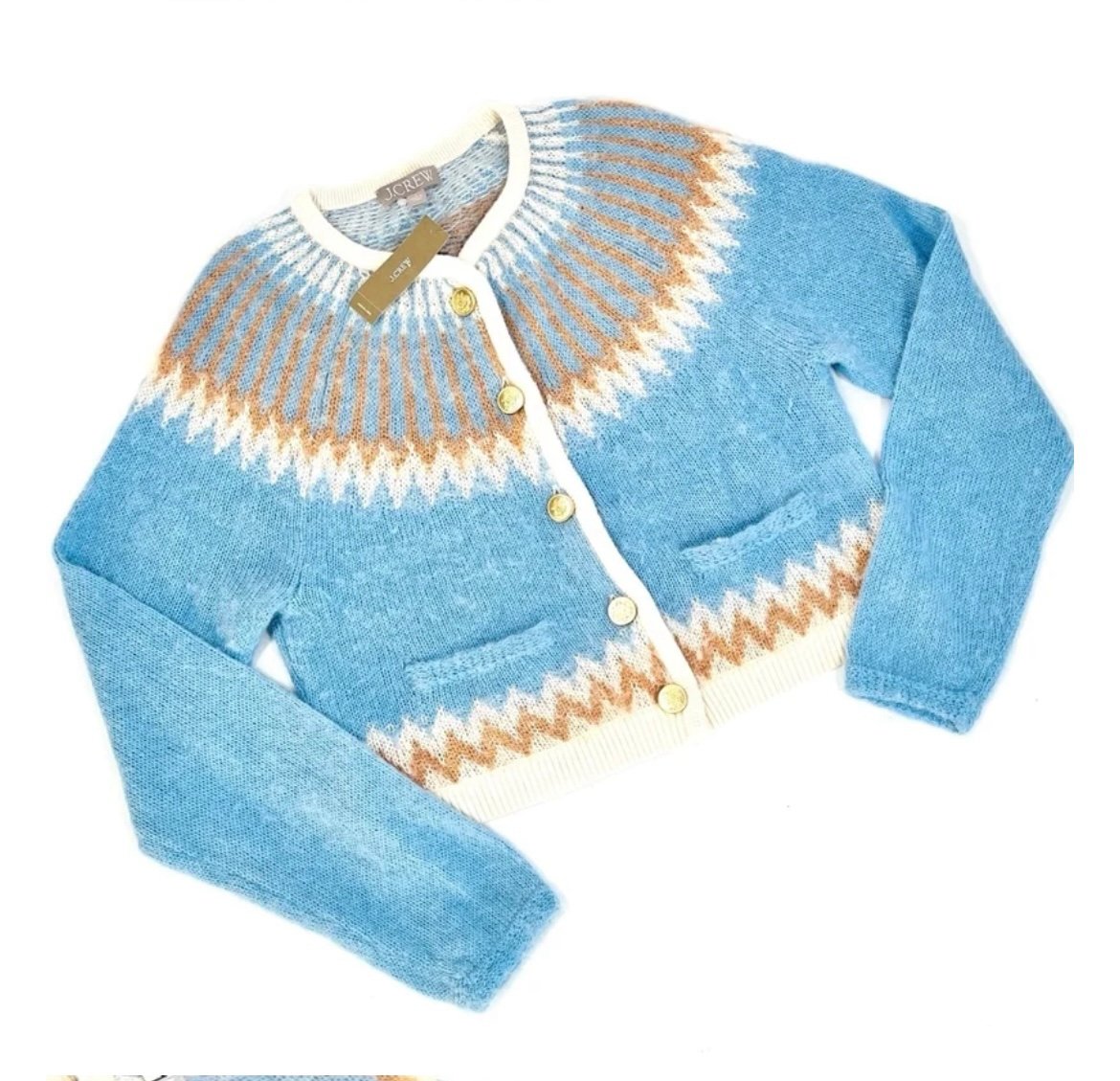 j crew fair isle sweater