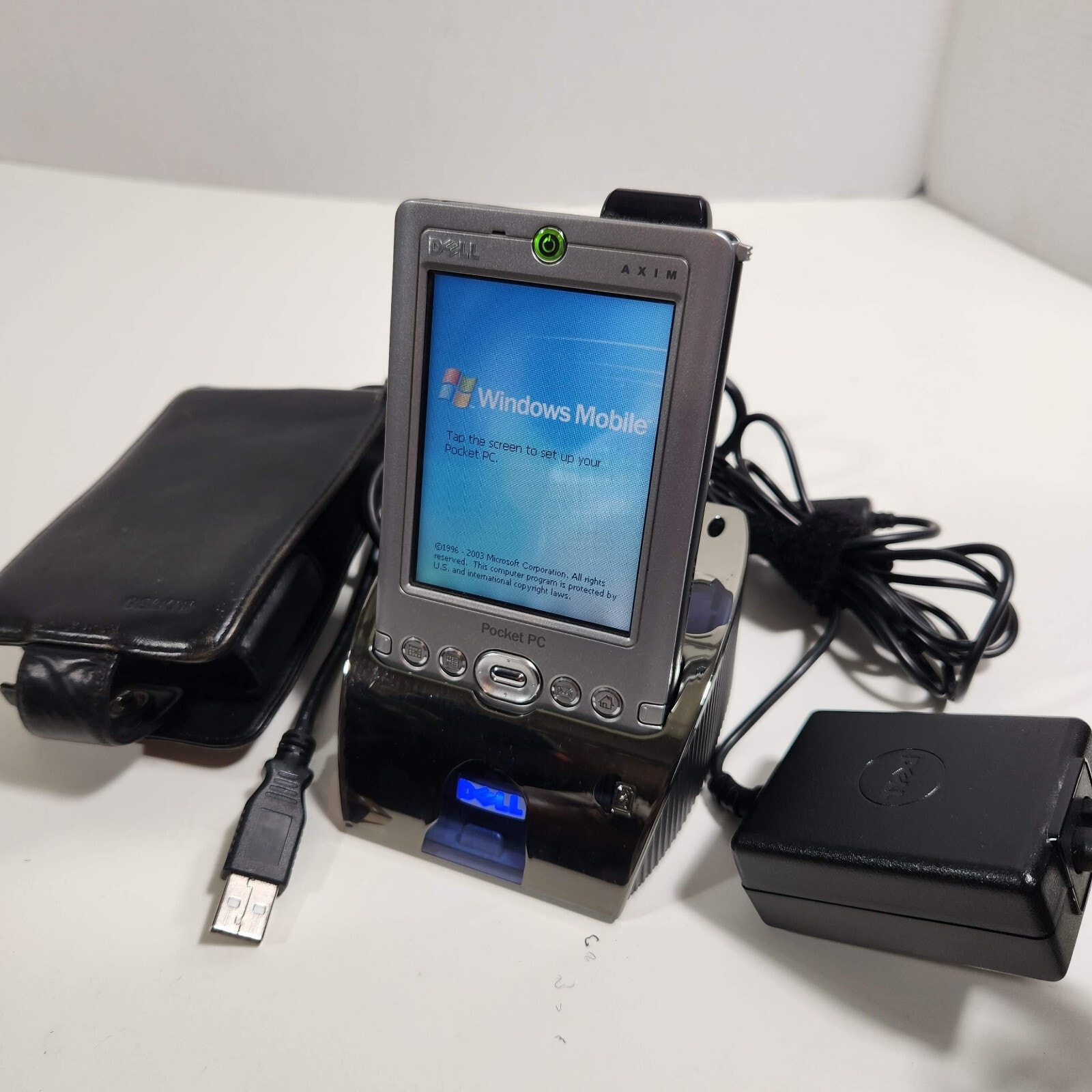 Dell AXIM X3 / X30 Pocket PC PDA with USB Charging Dock Case-Memory-Case-PowerSu