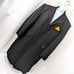 ZACCHI! FULL LENGTH DEEPEST BLACK, SILK HANKIE OPERA JACKET, FORMAL COAT! SZ 46L