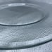 Glass Serving Plate Platter Vintage VTG Heavy 13 In Round
