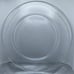 Glass Serving Plate Platter Vintage VTG Heavy 13 In Round