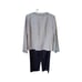 Kari New York Petite 2 Pc Pant Suit 12P Navy White