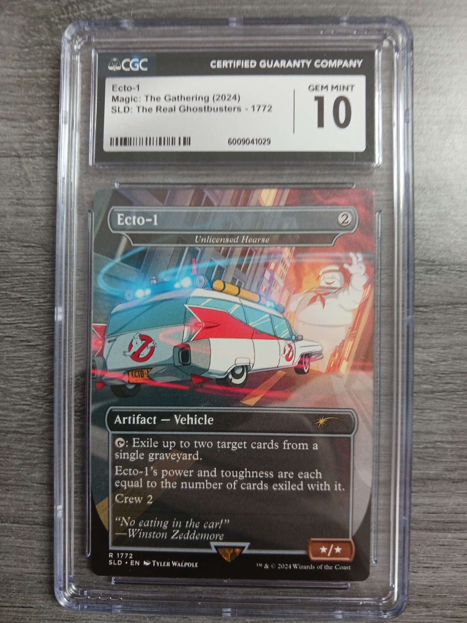 CGC Gem MT 10 Ecto-1 Magic The Gathering (2024)