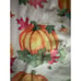 NWOT Pumpkin Leaf Fall Autumn Orange Crush Print Ruffle Top, leggings Set age 10