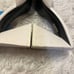 The Attico Devon White Leather Mule Pyramid Block Heel