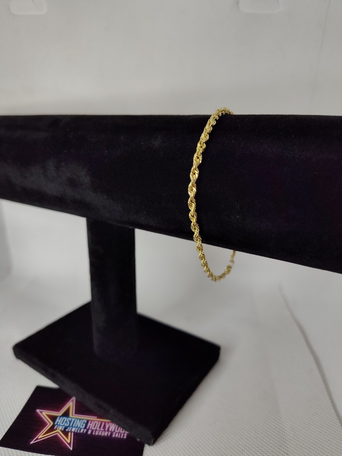 MENS women gold rope bracelet