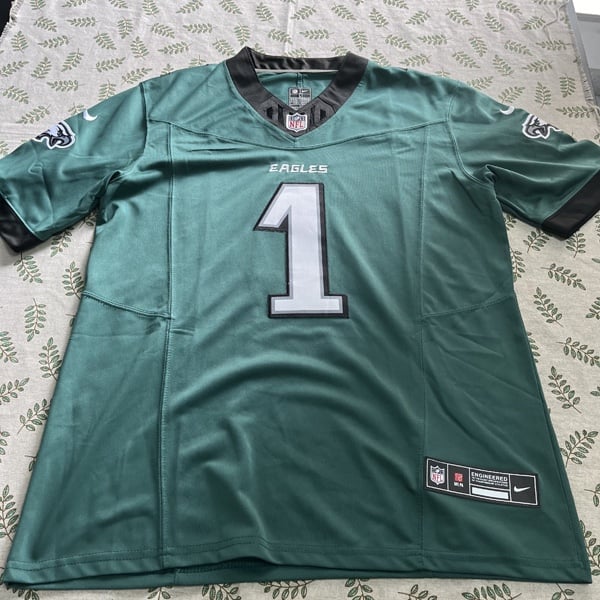 Jalen Hurts #1 Philadelphia Eagles Football Jersey green