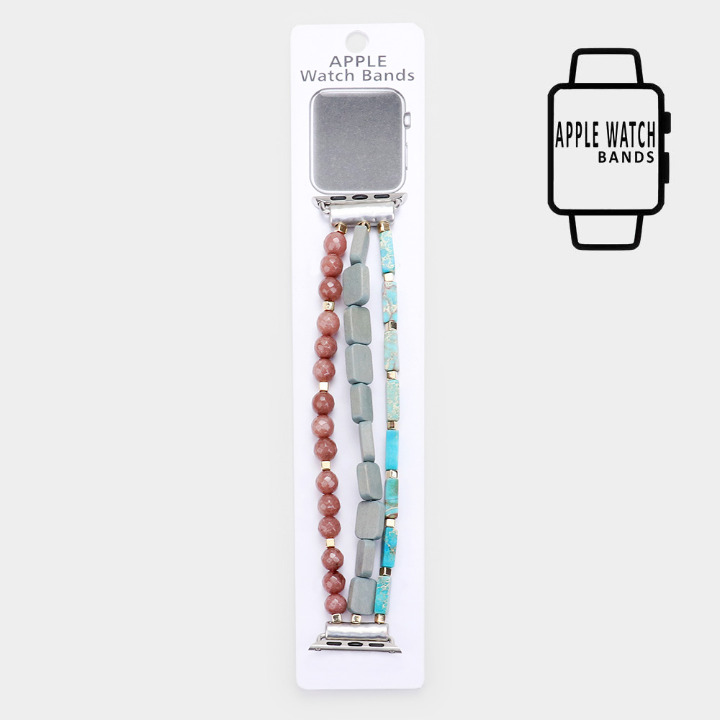 Apple Watch Wood Beaded band strap