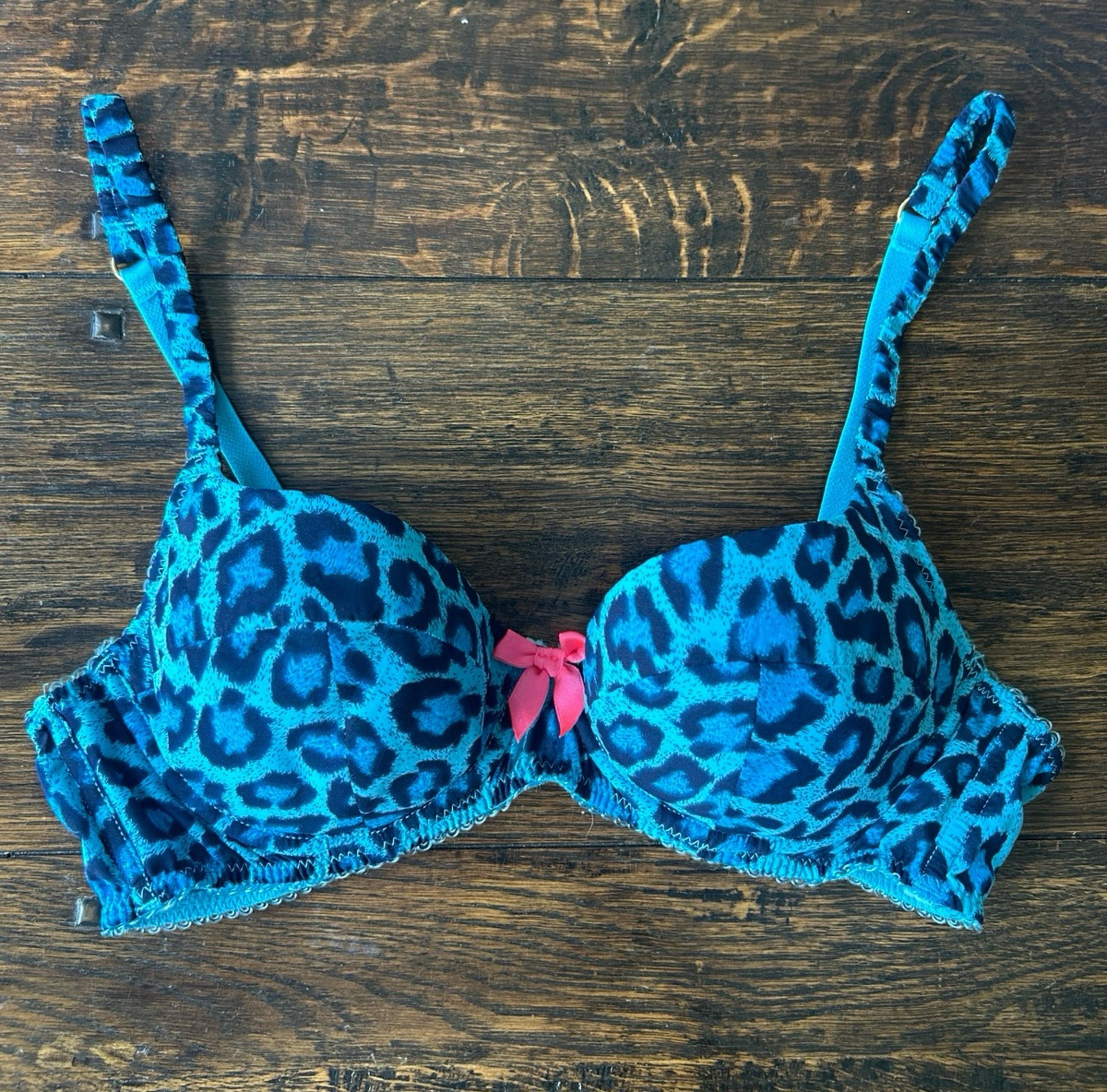 L' Agent by Agent Provocateur Animal Print Padded Bra Size 34B