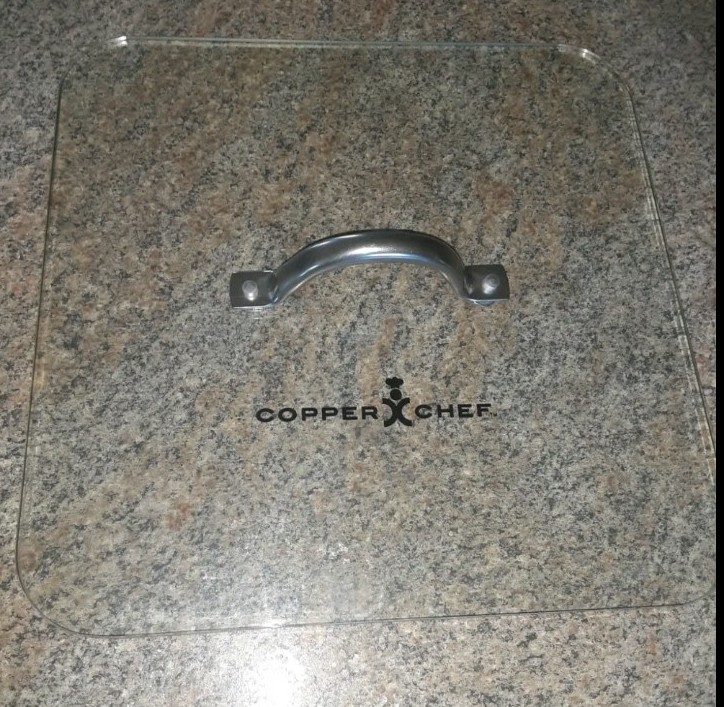 Copper chef top glass press