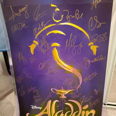 Signed Aladdin Poster