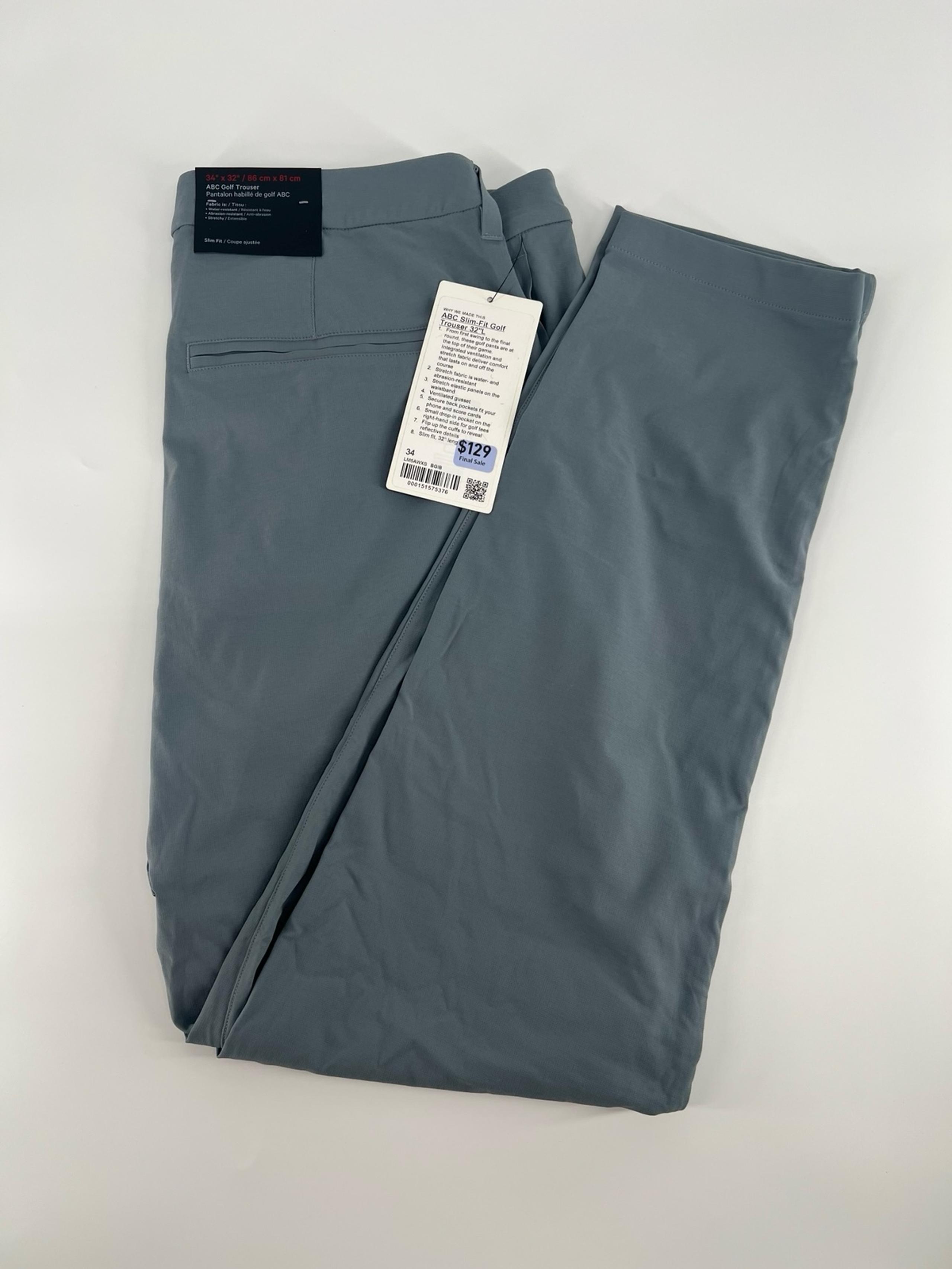 lululemon ABC Slim-Fit Golf Trouser 32L