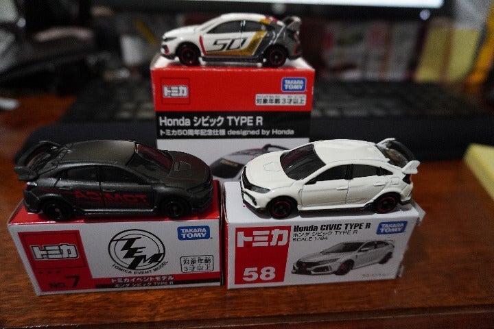 Tomica set of 3 type R's civic