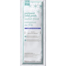 Medline Deluxe Perineal Cold Packs with Adhesive Strip, 4.5 × 14.25 (Pack of 21)