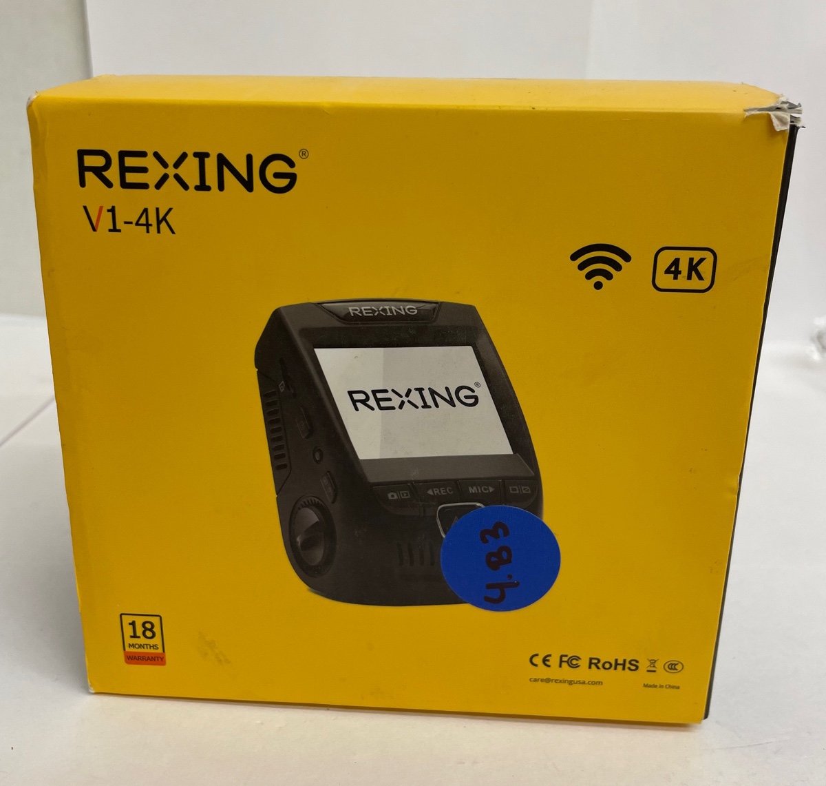 Rexing V1 4k with Wifi