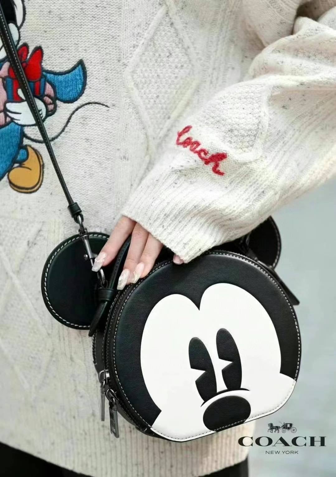 Disney X Coach Mickey Mouse Ear Bag