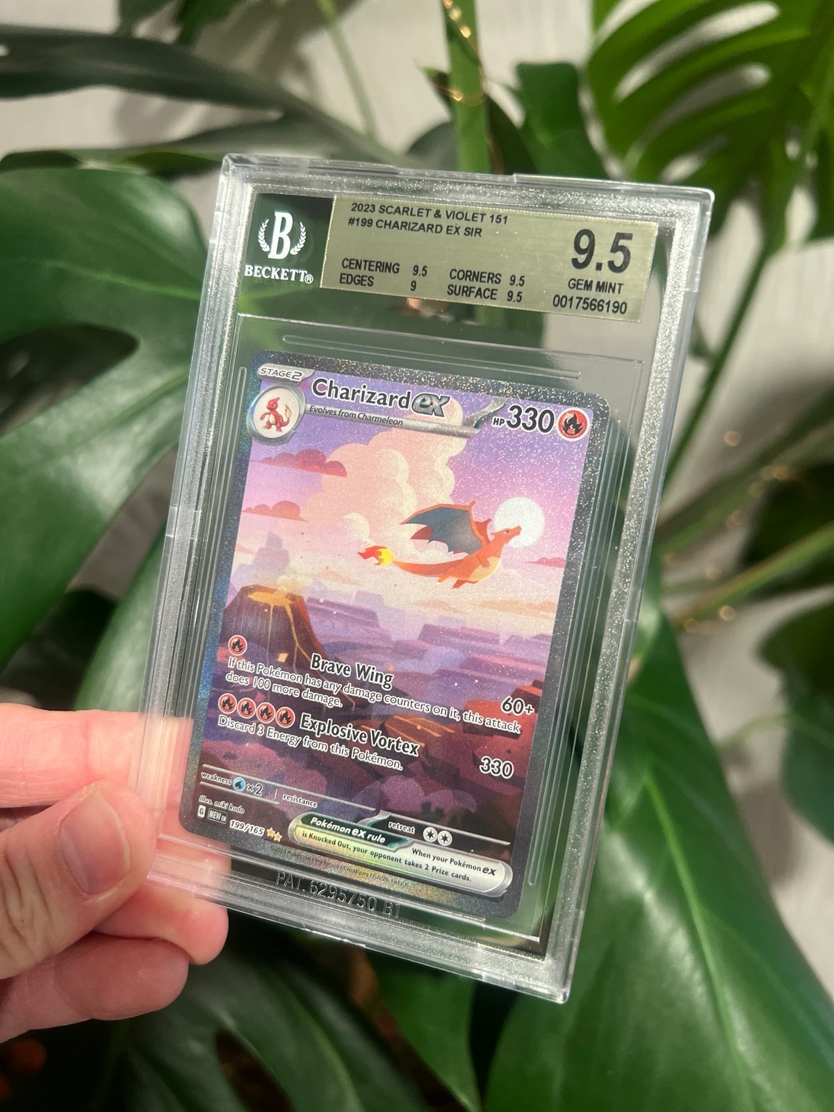 Charizard ex - Pokémon 151 199/165 BGS 9.5