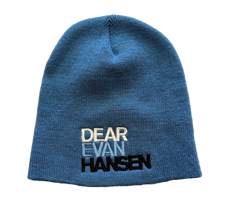 Dear Evan Hansen Broadway Fan Day 12/10/17 Atlantic Made in Korea Rare Beanie