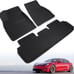TAPTES Tesla Model S Floor Mats 2023 2022 2021 2020, Tesla Model S All Weather F