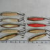 Vintage CHRISTY 2 SALAS Heavy Yo-Yo Iron Jig Lot of 9 Fishing Lures
