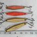 Vintage CHRISTY 2 SALAS Heavy Yo-Yo Iron Jig Lot of 9 Fishing Lures