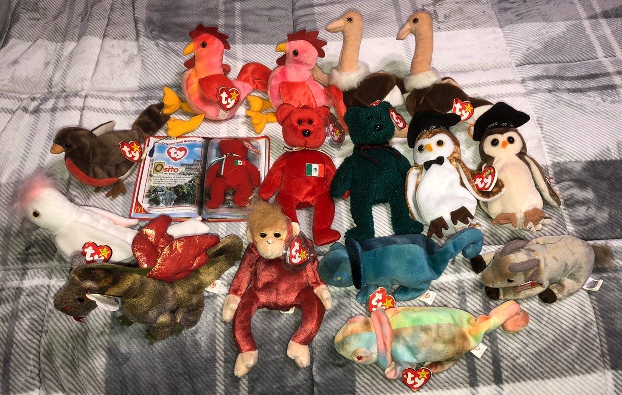 TY Beanie Babies Lot of 16 Collectible