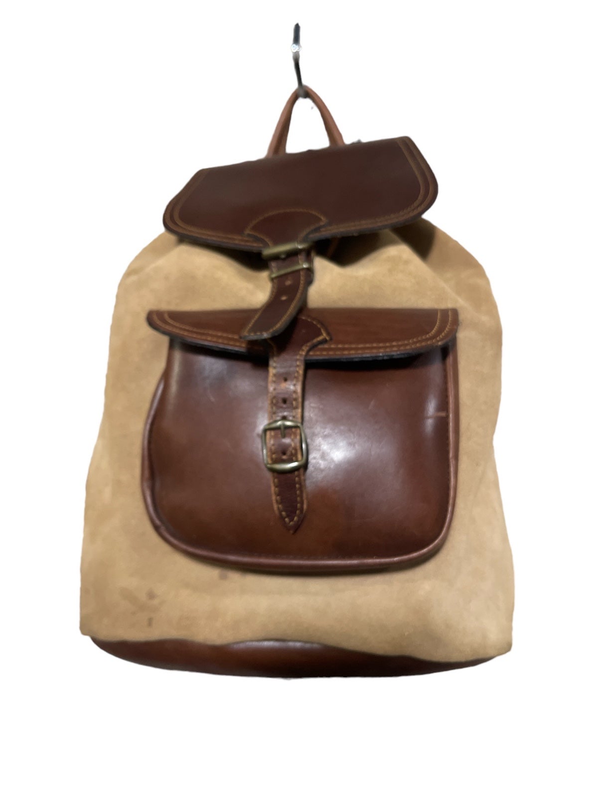 VTG Village Timberland brown Saddle Leather large back